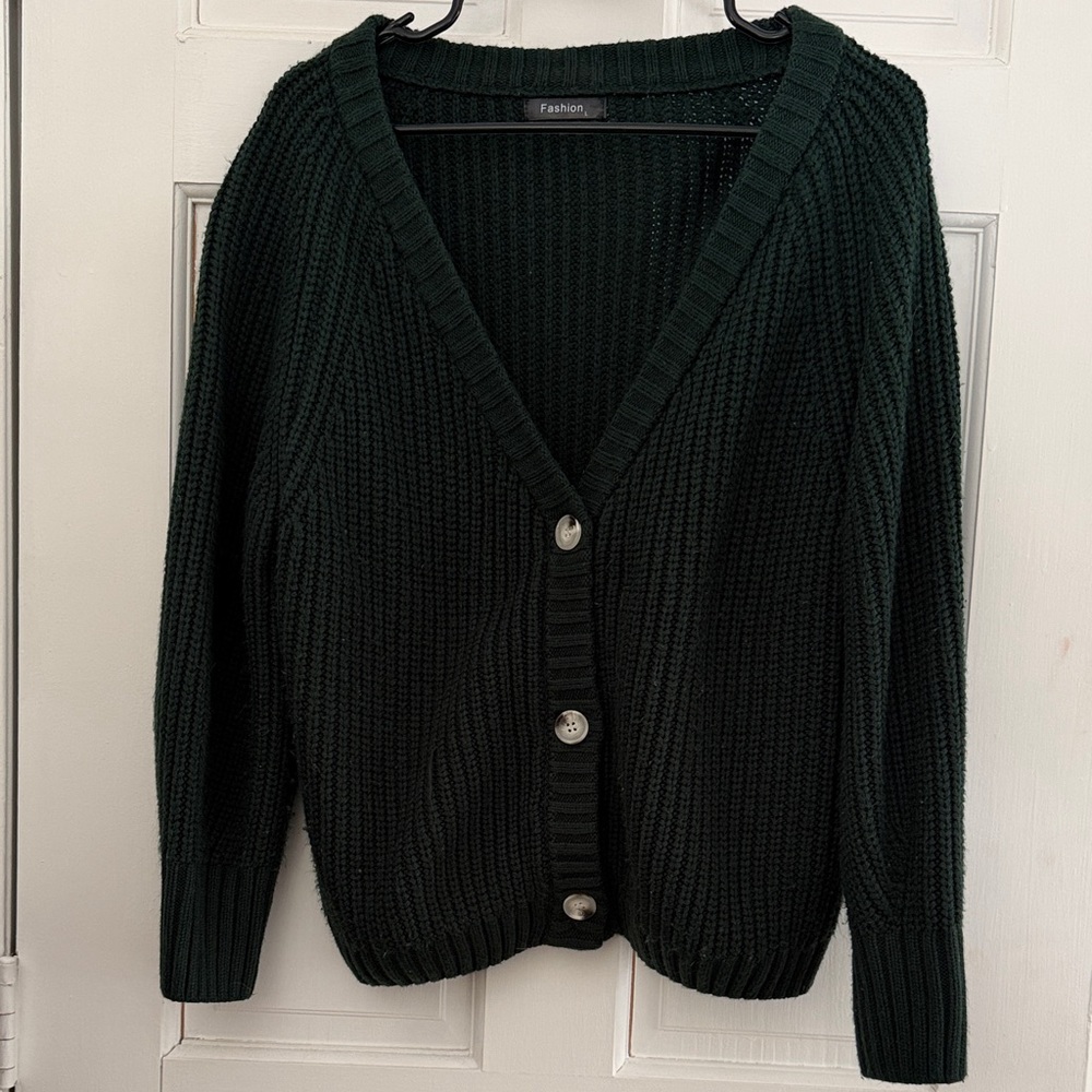 Women's Dark Green Sweater